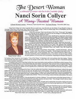 The Desert Woman  - Nanci Sorin Collyer